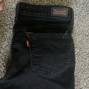 Levi’s wide leg super low jeans